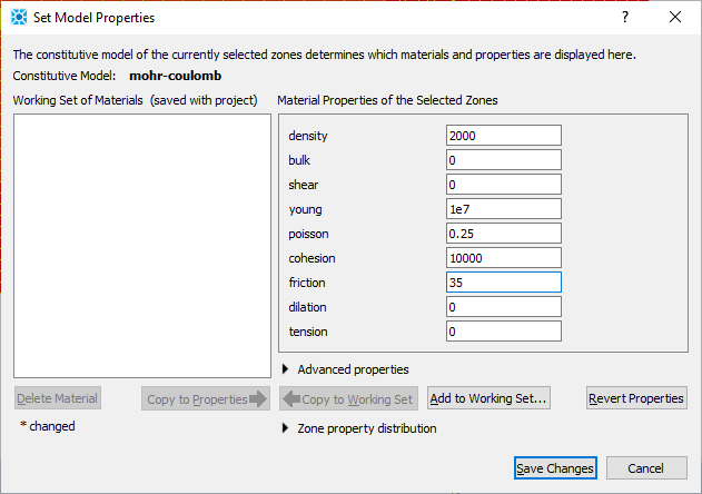 Selection and Manipulation of Objects — Itasca Software 9.0 documentation