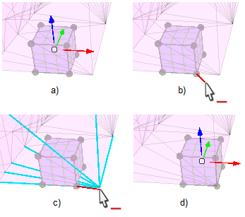 point-to-point snapping to geometry